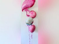 Flamingo balloon